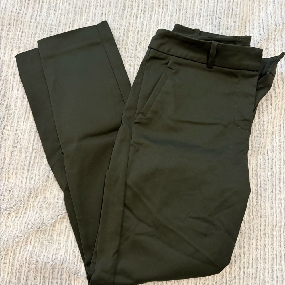 EVER NEW Women’s Olive Slim Trouser Pants, Size 2